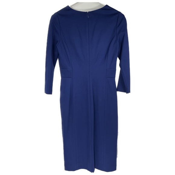 Catherine Malandrino Blue V-Neck Dress Size 2 - Picture 3 of 15